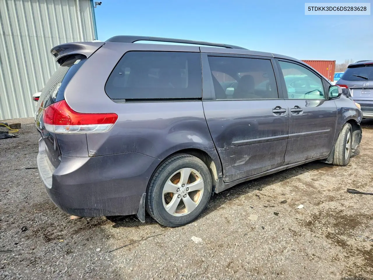 5TDKK3DC6DS283628 2013 Toyota Truck/Van Sienna Le V6