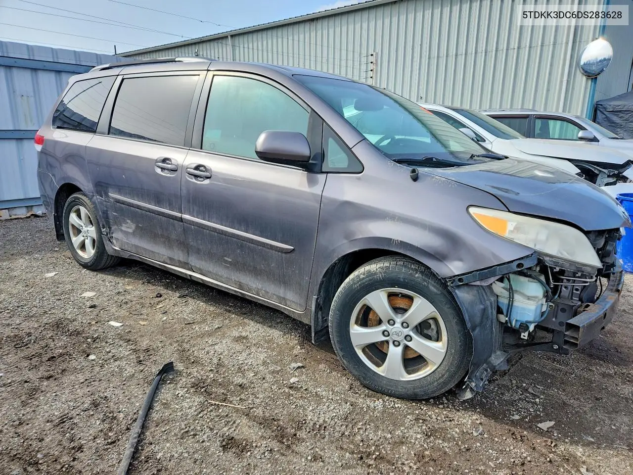 5TDKK3DC6DS283628 2013 Toyota Truck/Van Sienna Le V6