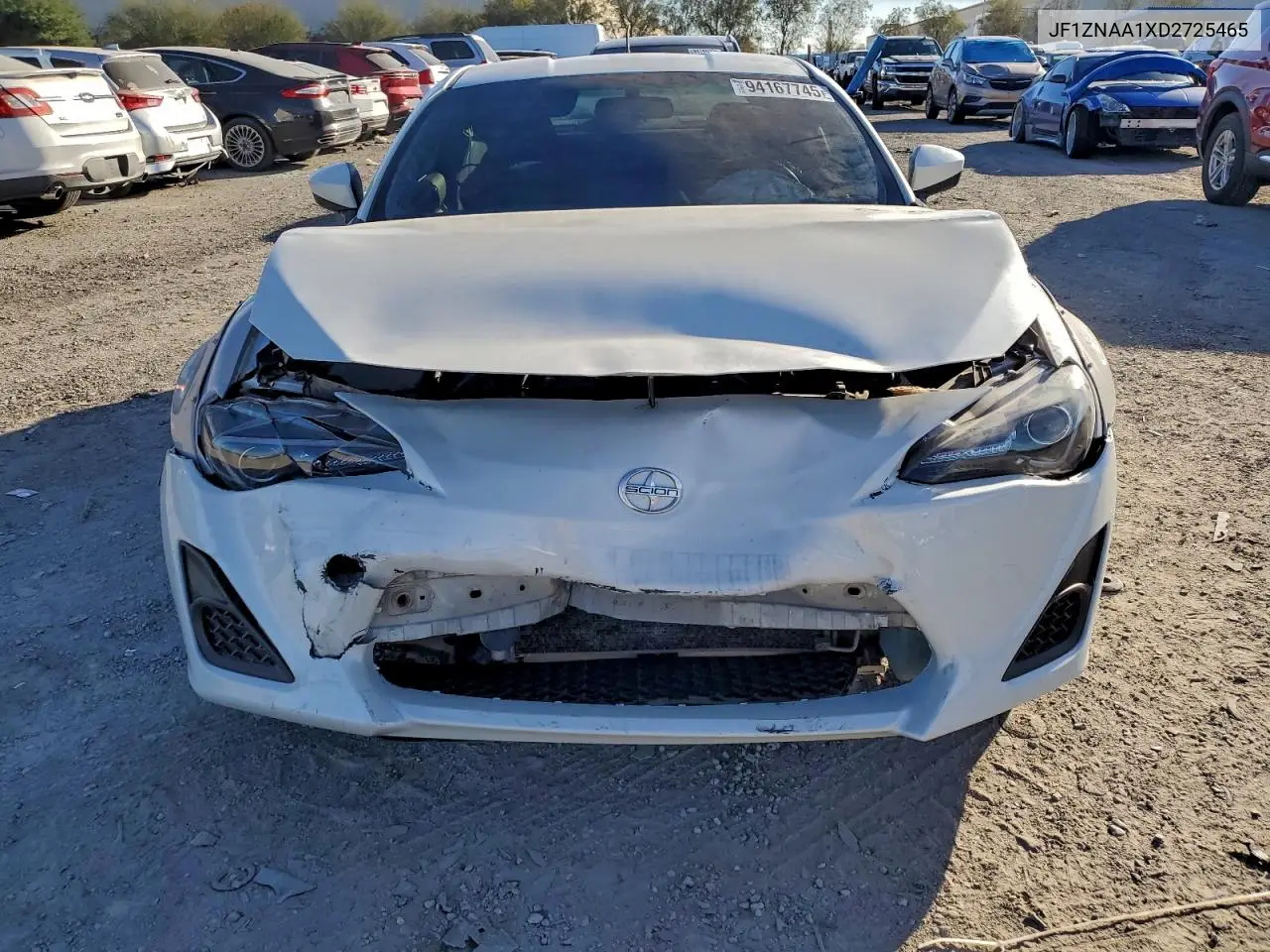 JF1ZNAA1XD2725465 2013 Toyota Scion Fr-S