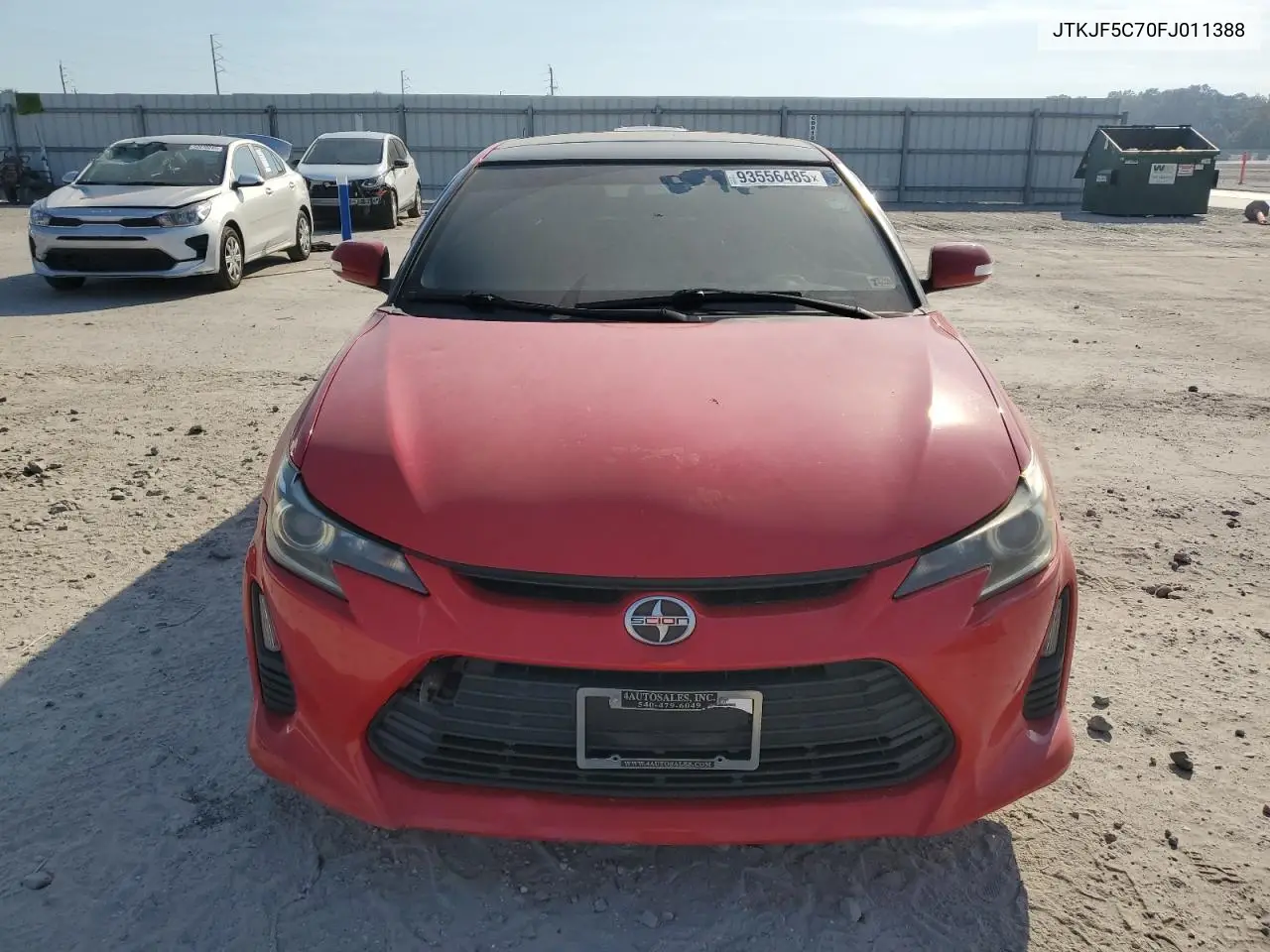 JTKJF5C70FJ011388 2015 Toyota Scion Tc