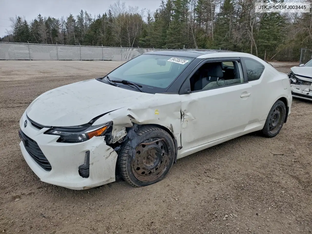 JTKJF5C71FJ003445 2015 Toyota Scion Tc
