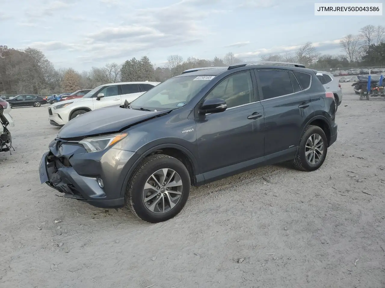 JTMRJREV5GD043586 2016 Toyota Rav4 Hv Xle
