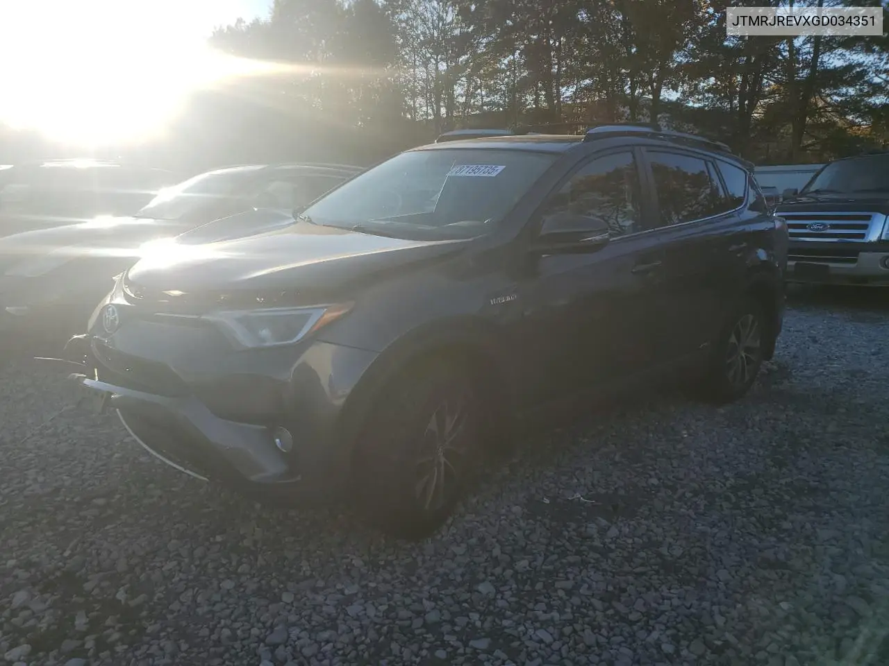 JTMRJREVXGD034351 2016 Toyota Rav4 Hv Xle