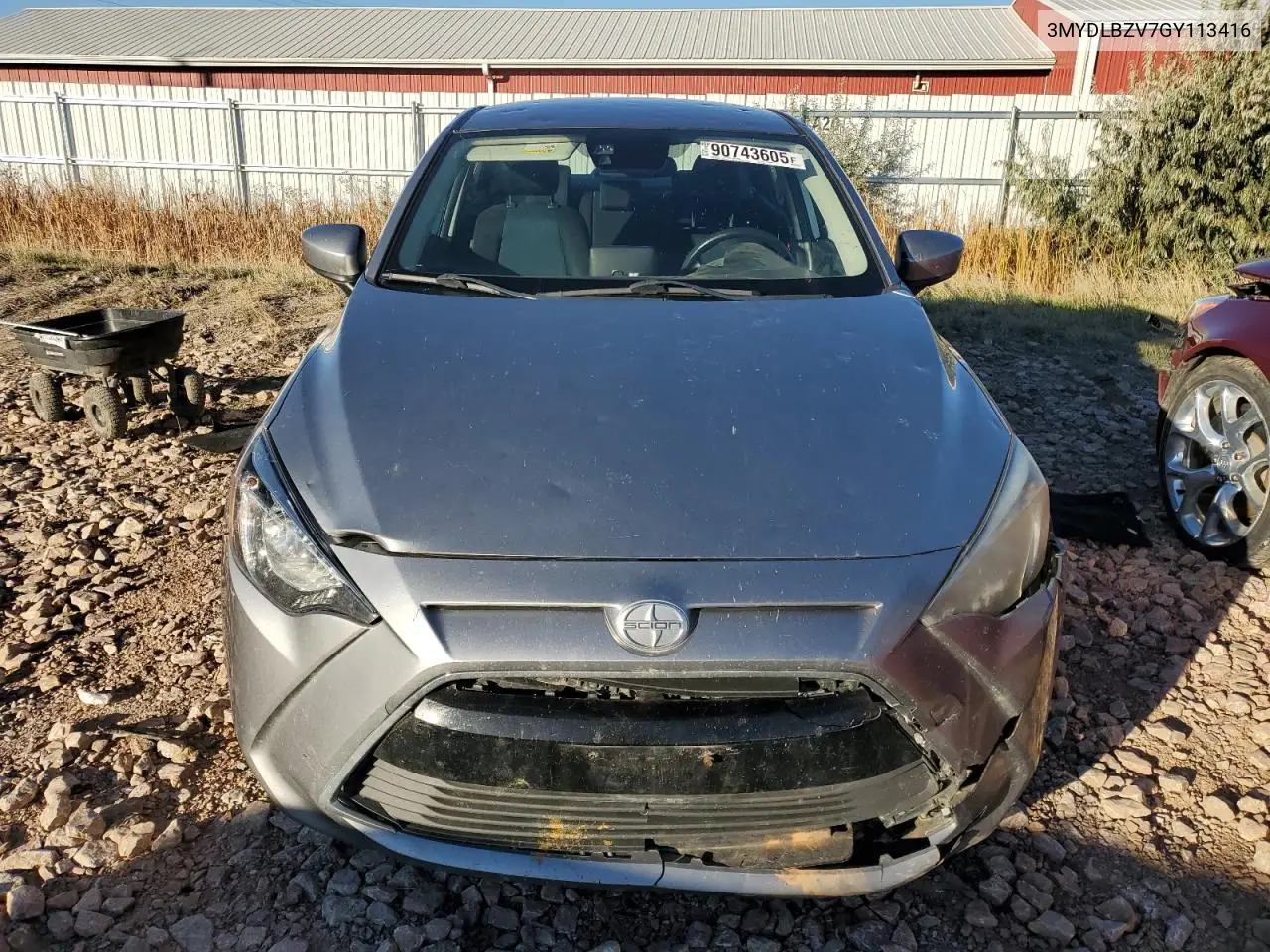 3MYDLBZV7GY113416 2016 Toyota Scion Ia