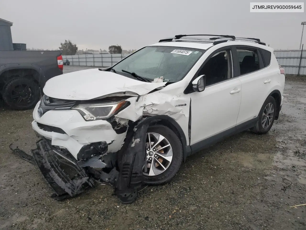 JTMRJREV9GD059645 2016 Toyota Rav4 Hv Xle
