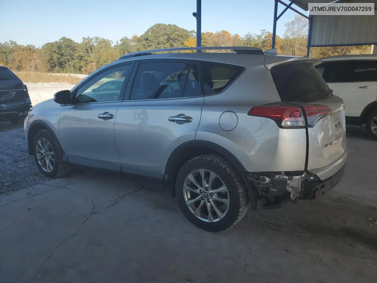 JTMDJREV7GD047259 2016 Toyota Rav4 Hv Limited