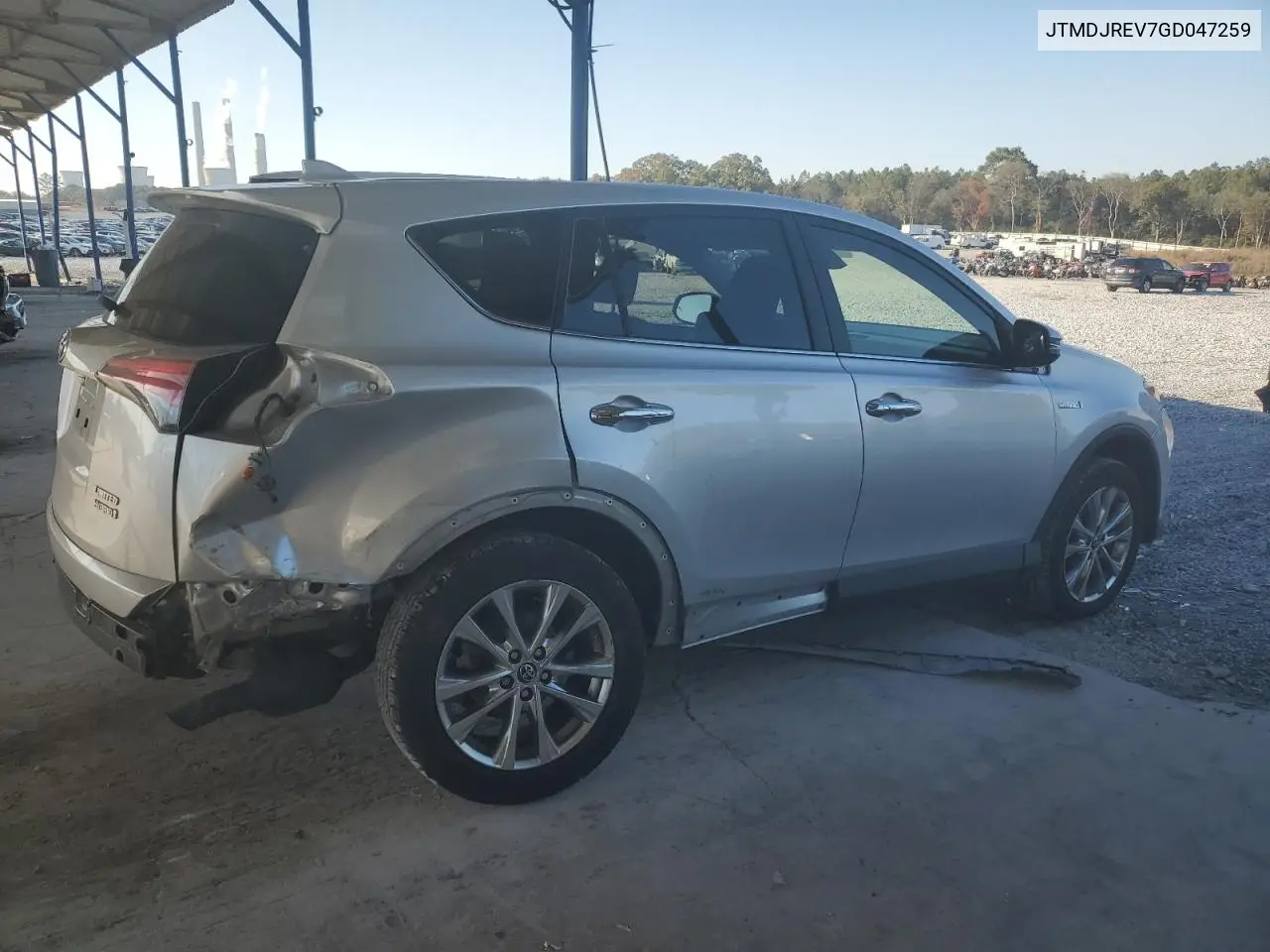JTMDJREV7GD047259 2016 Toyota Rav4 Hv Limited