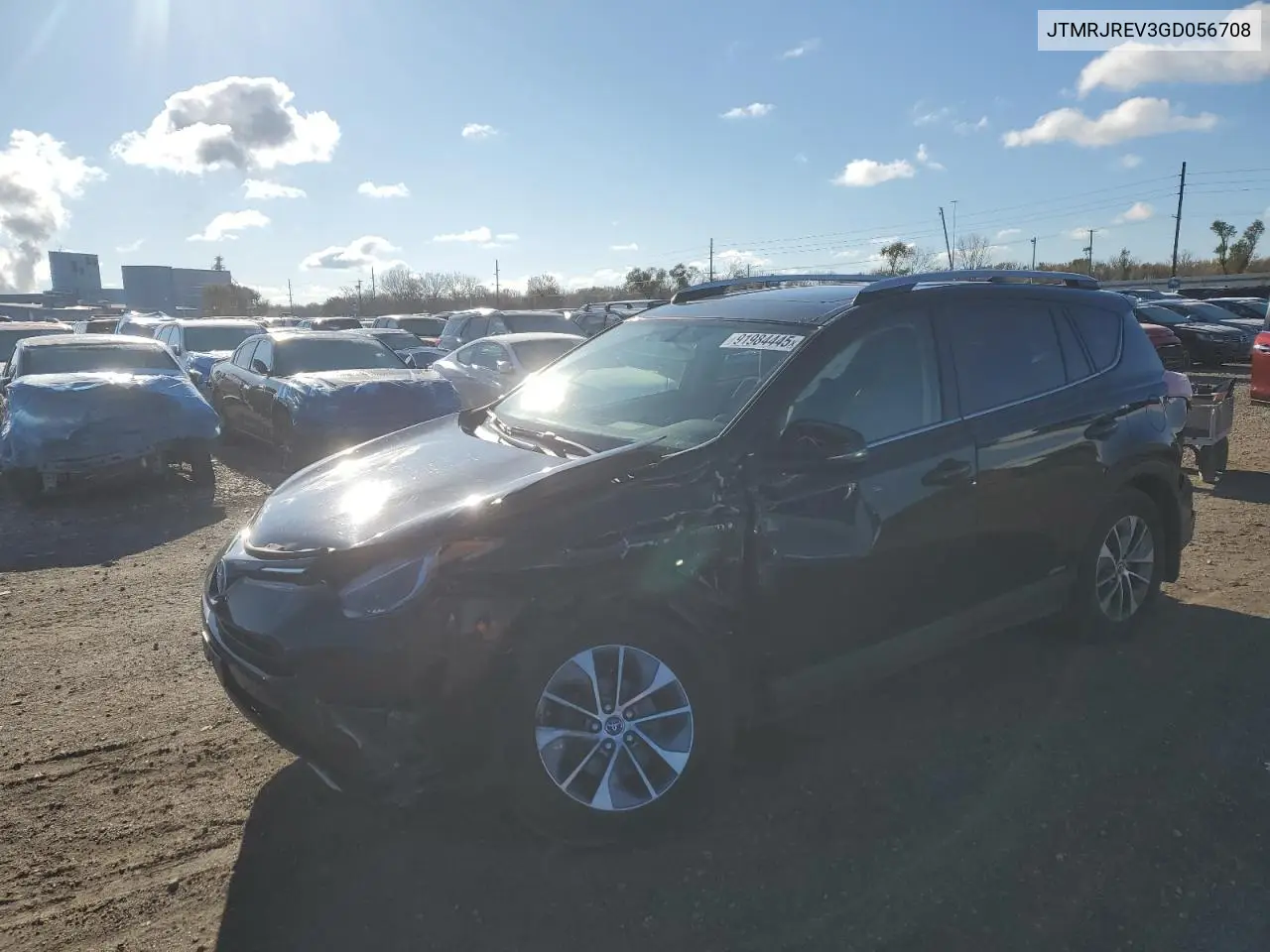JTMRJREV3GD056708 2016 Toyota Rav4 Hv Xle