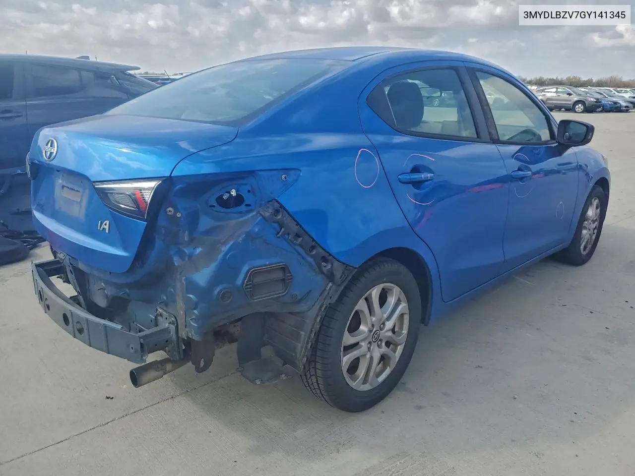 3MYDLBZV7GY141345 2016 Toyota Scion Ia