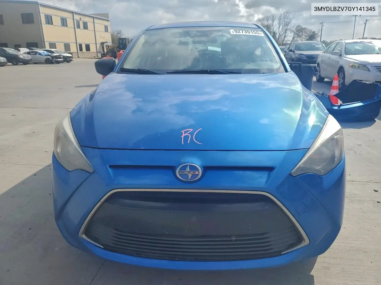 3MYDLBZV7GY141345 2016 Toyota Scion Ia