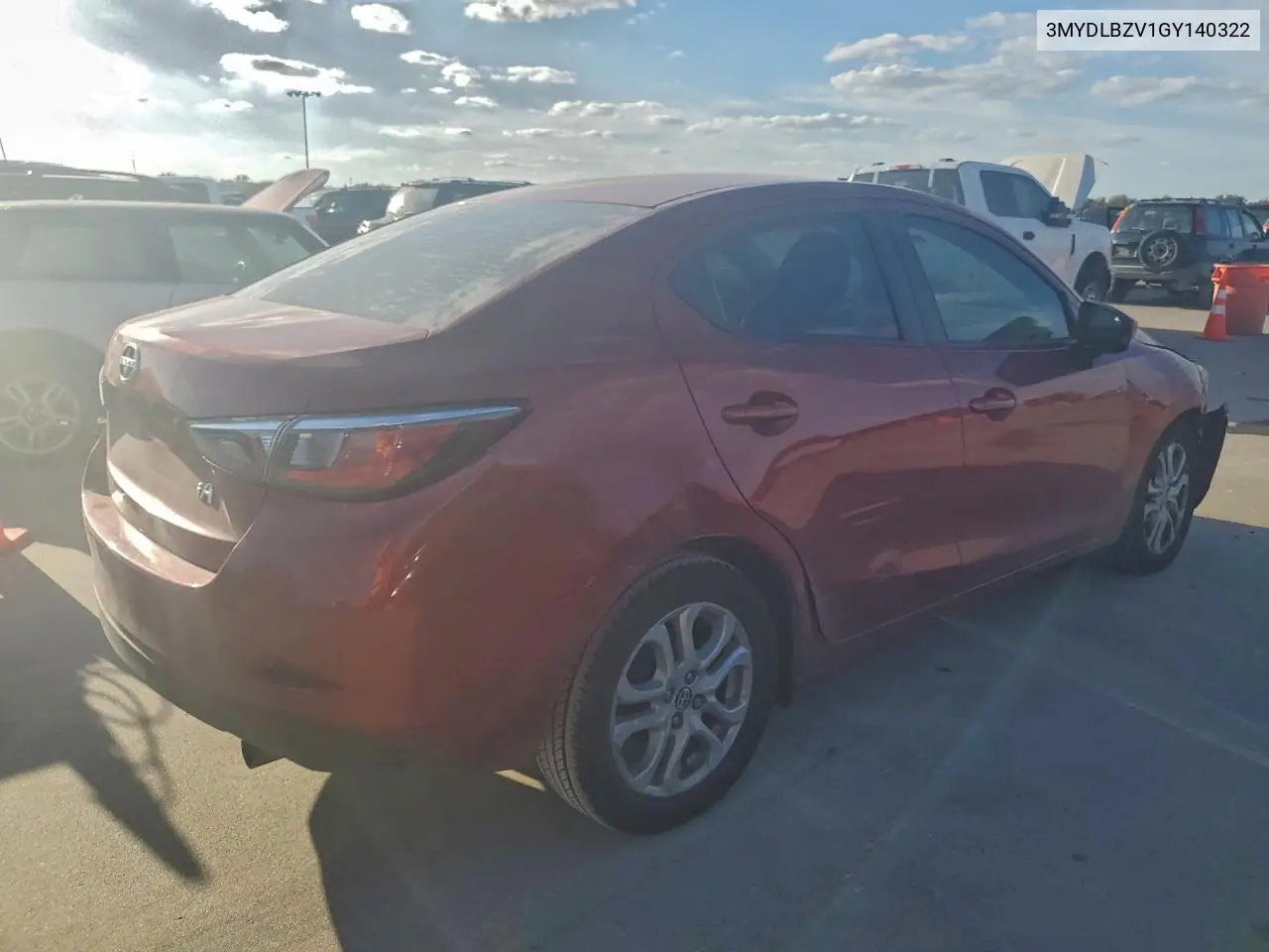 3MYDLBZV1GY140322 2016 Toyota Scion Ia