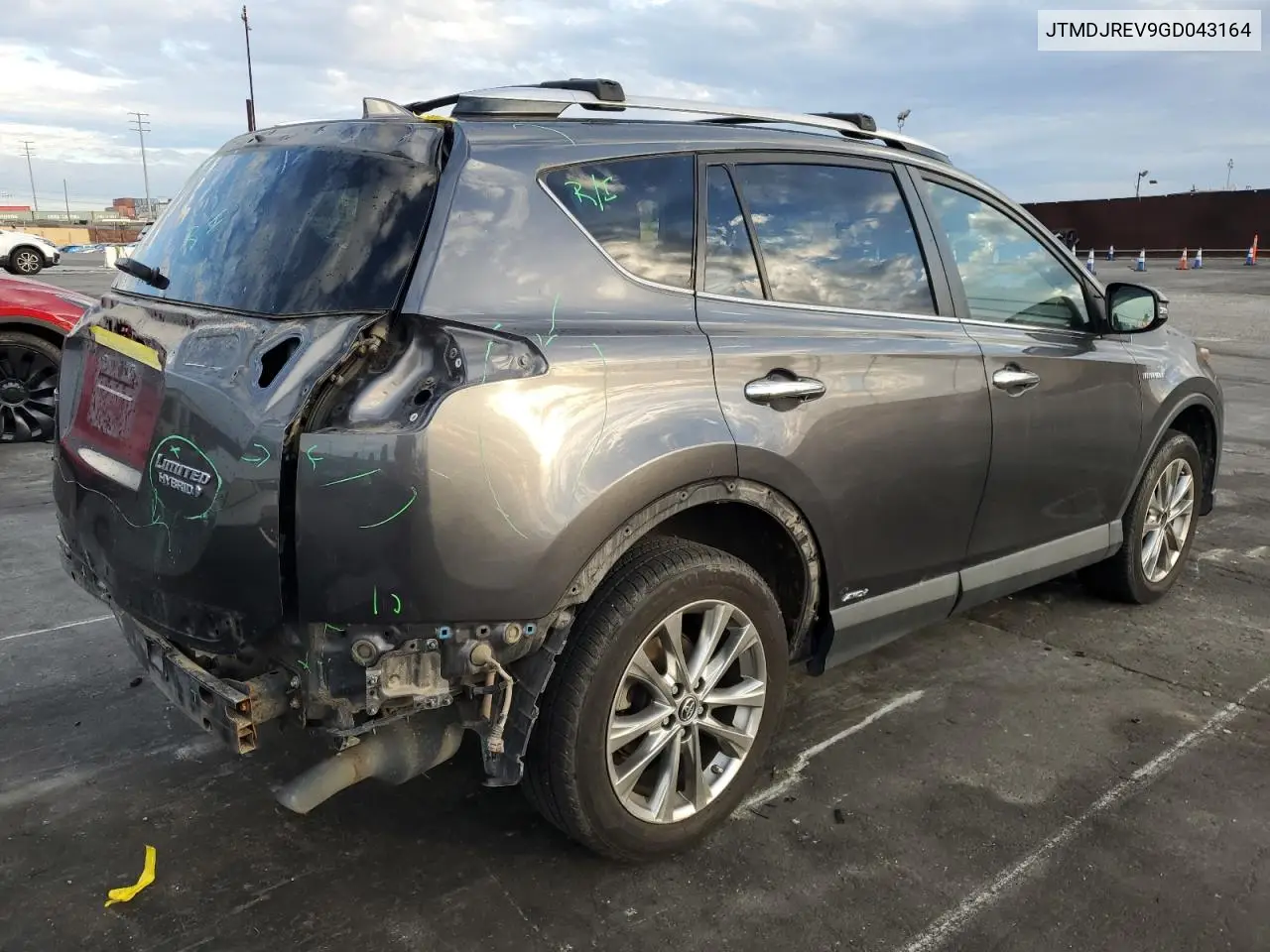 JTMDJREV9GD043164 2016 Toyota Rav4 Hv Limited