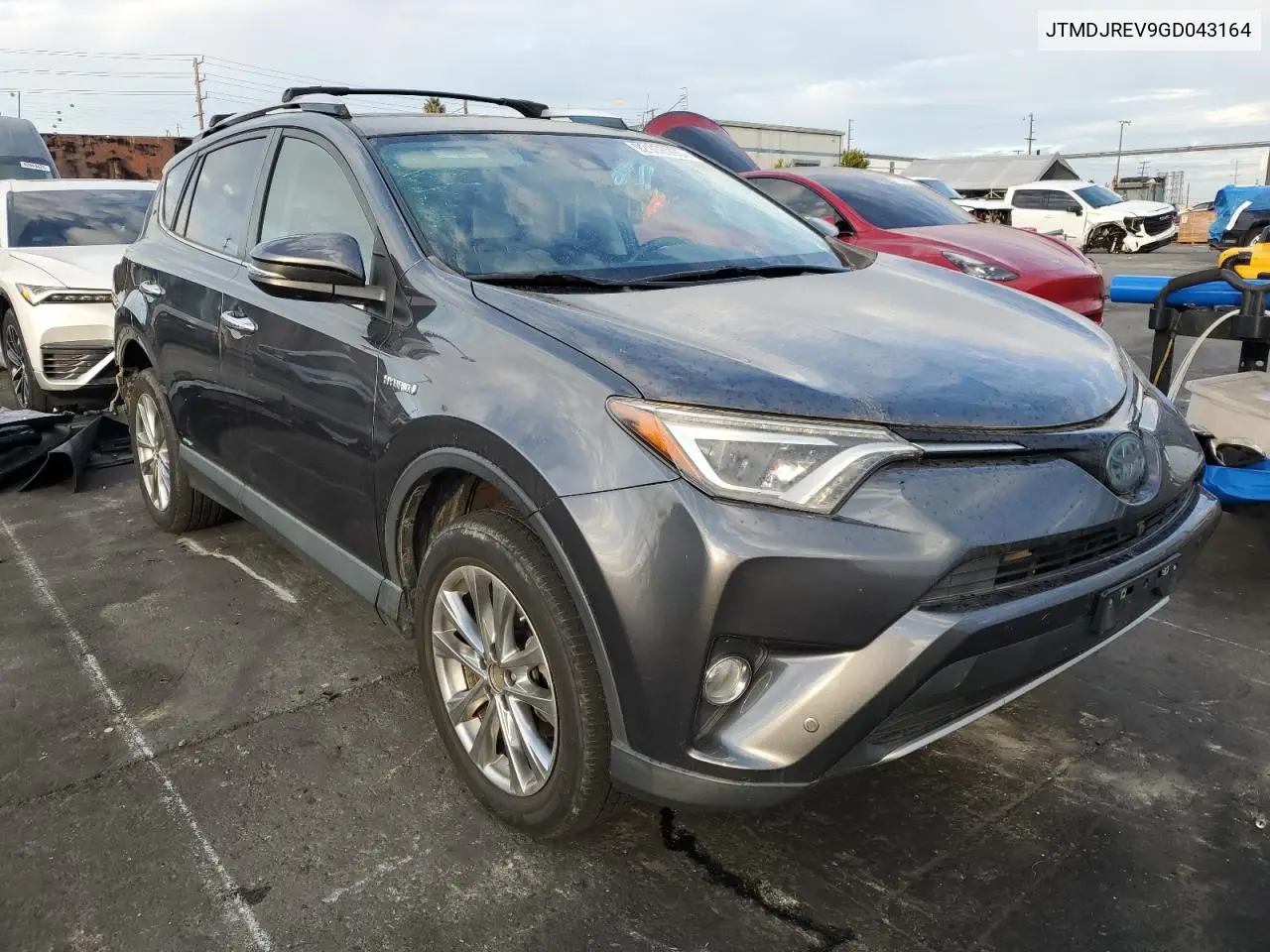 JTMDJREV9GD043164 2016 Toyota Rav4 Hv Limited