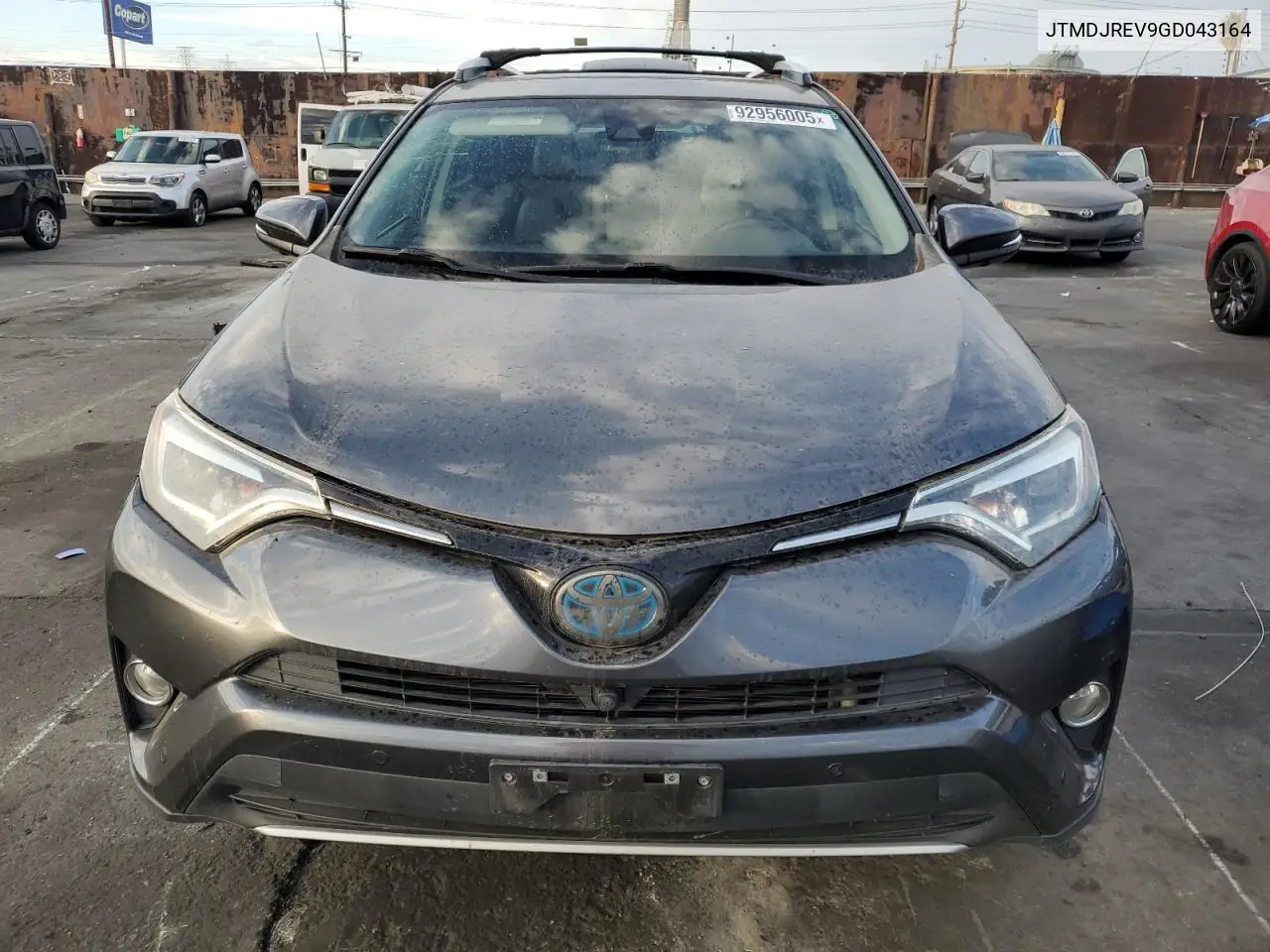 JTMDJREV9GD043164 2016 Toyota Rav4 Hv Limited