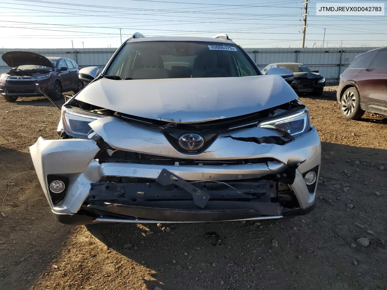 JTMDJREVXGD042783 2016 Toyota Rav4 Hv Limited