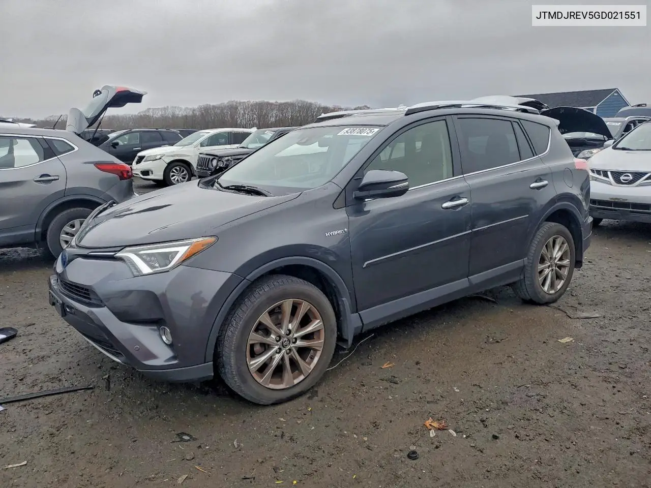 JTMDJREV5GD021551 2016 Toyota Rav4 Hv Limited