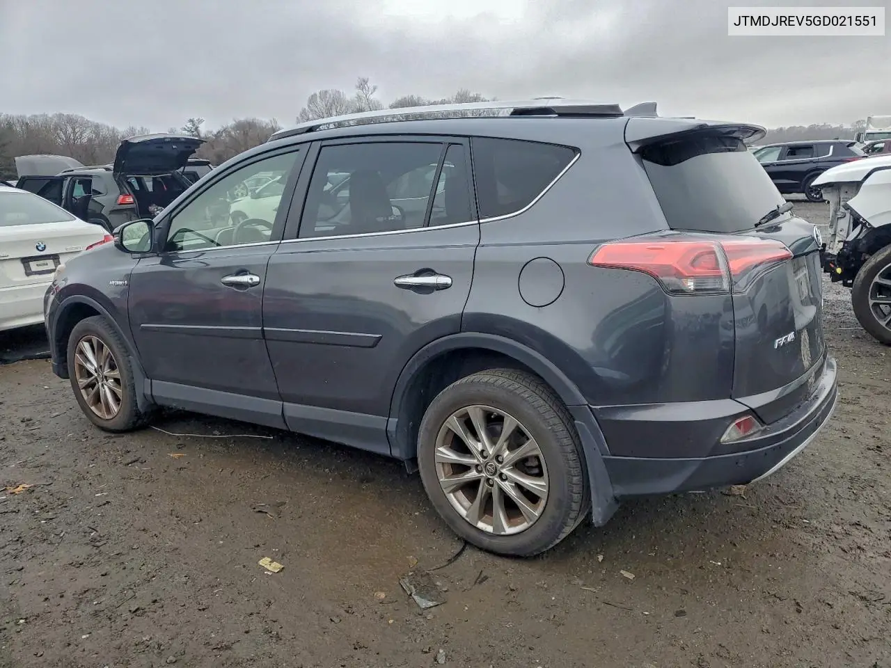JTMDJREV5GD021551 2016 Toyota Rav4 Hv Limited