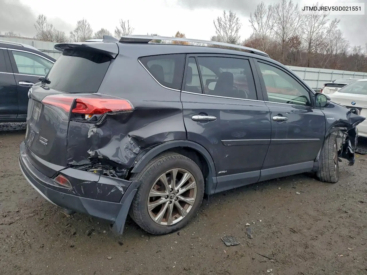JTMDJREV5GD021551 2016 Toyota Rav4 Hv Limited
