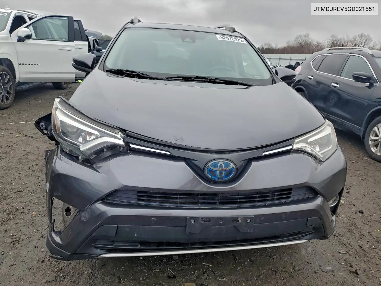 JTMDJREV5GD021551 2016 Toyota Rav4 Hv Limited