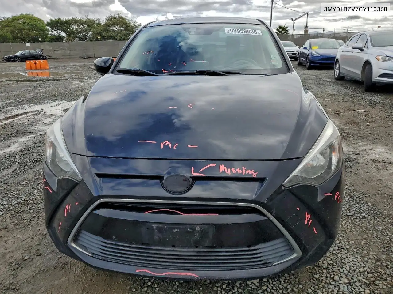 3MYDLBZV7GY110368 2016 Toyota Scion Ia