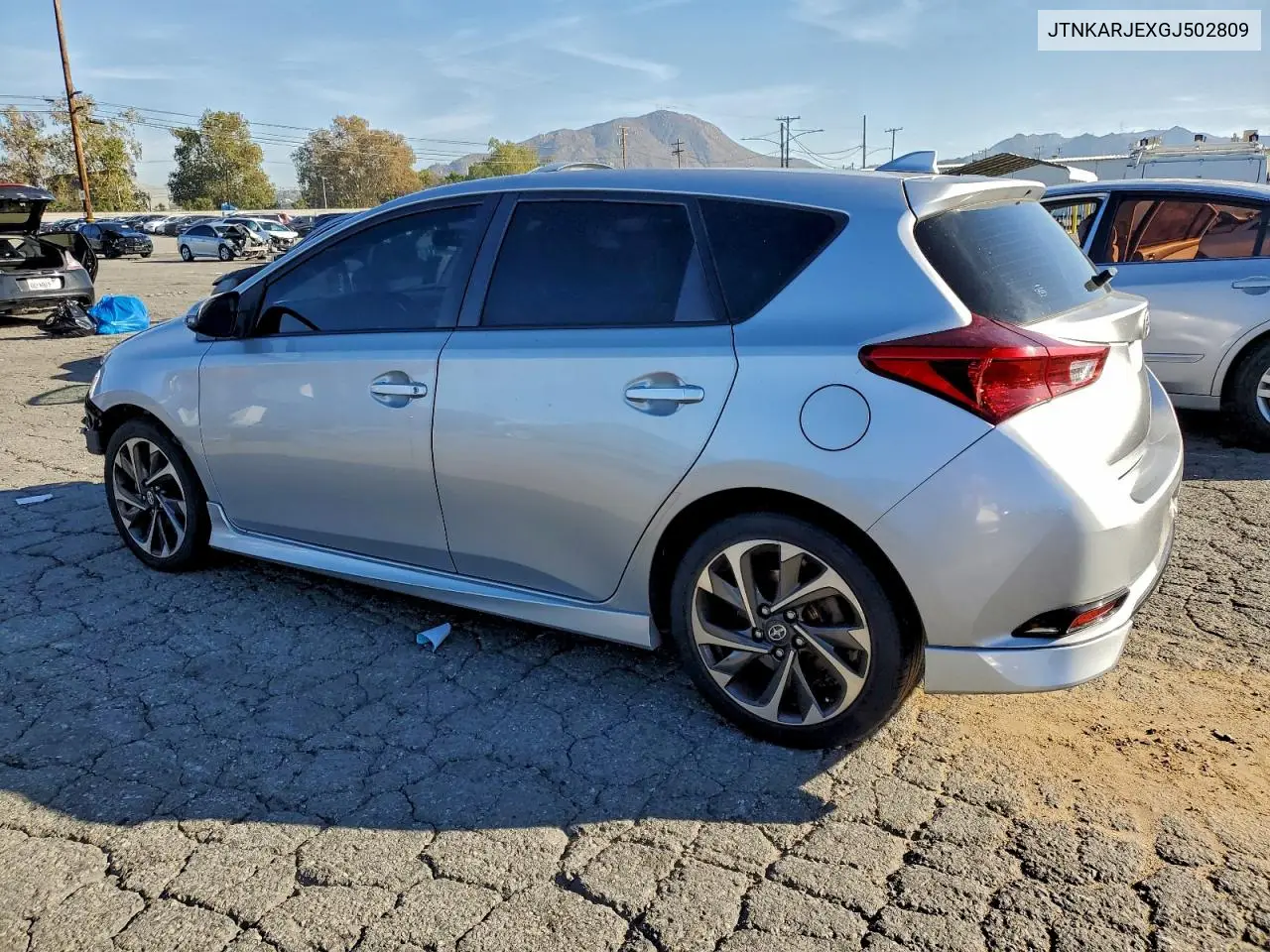 JTNKARJEXGJ502809 2016 Toyota Scion Im
