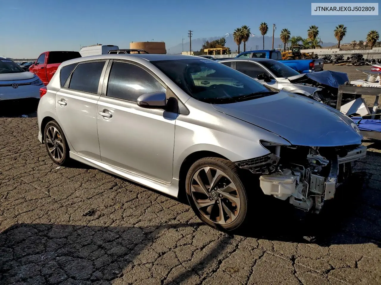 JTNKARJEXGJ502809 2016 Toyota Scion Im