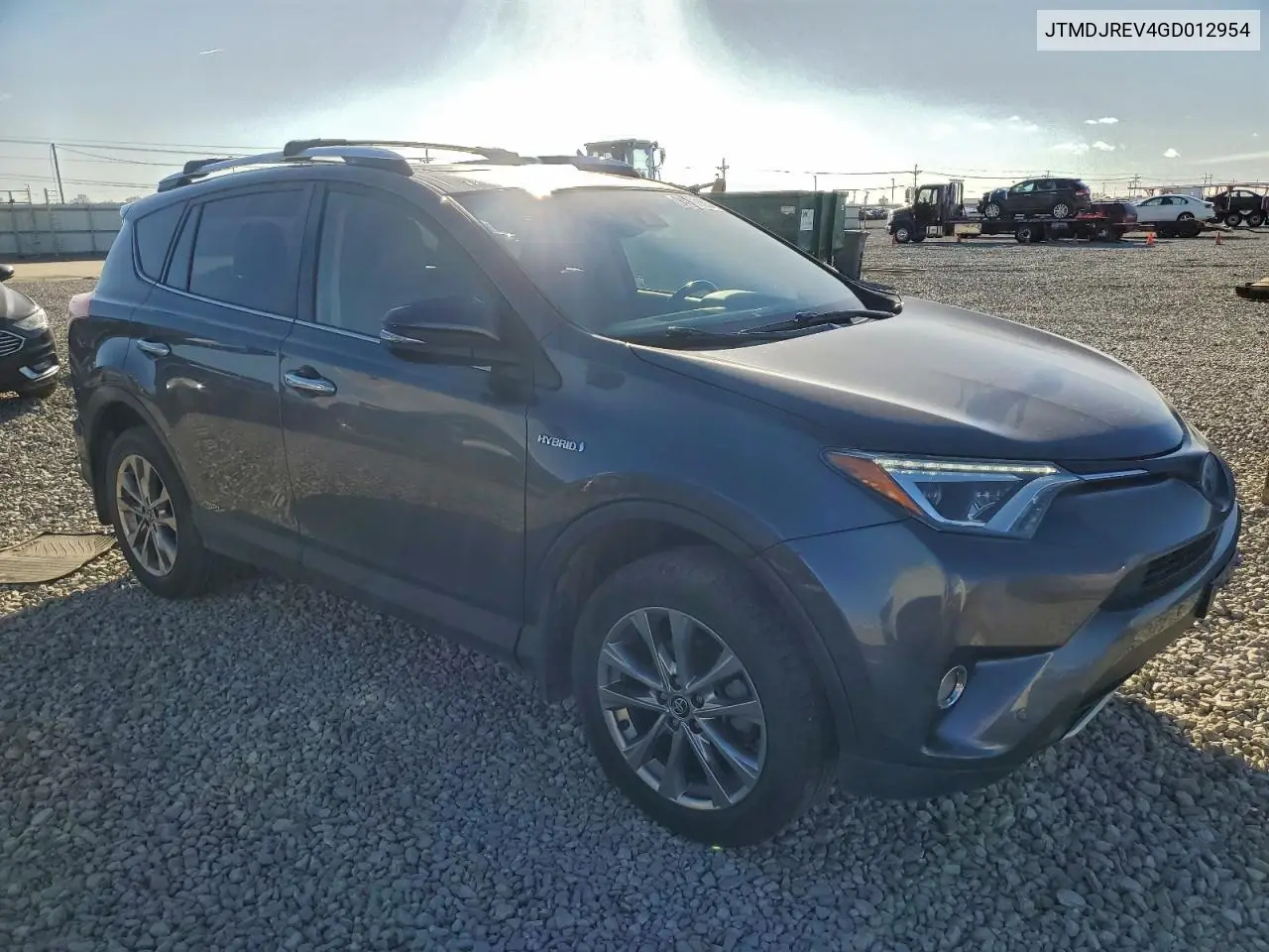 JTMDJREV4GD012954 2016 Toyota Rav4 Hv Limited