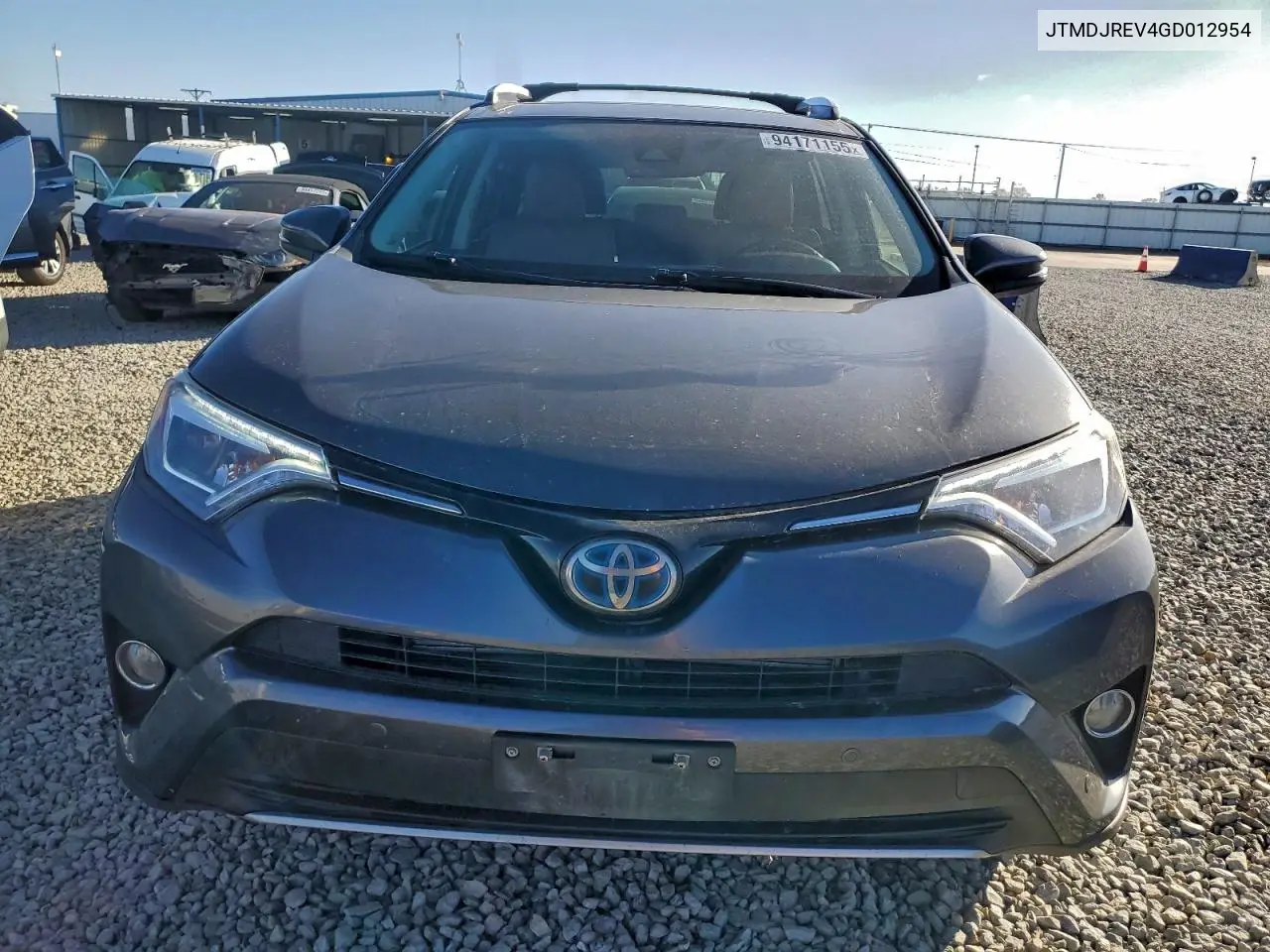 JTMDJREV4GD012954 2016 Toyota Rav4 Hv Limited