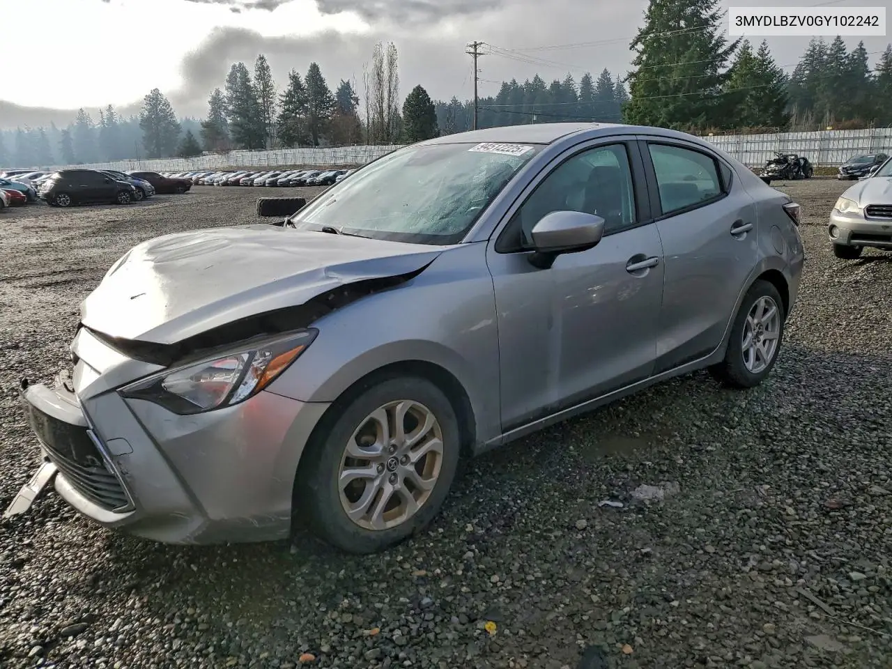 3MYDLBZV0GY102242 2016 Toyota Scion Ia