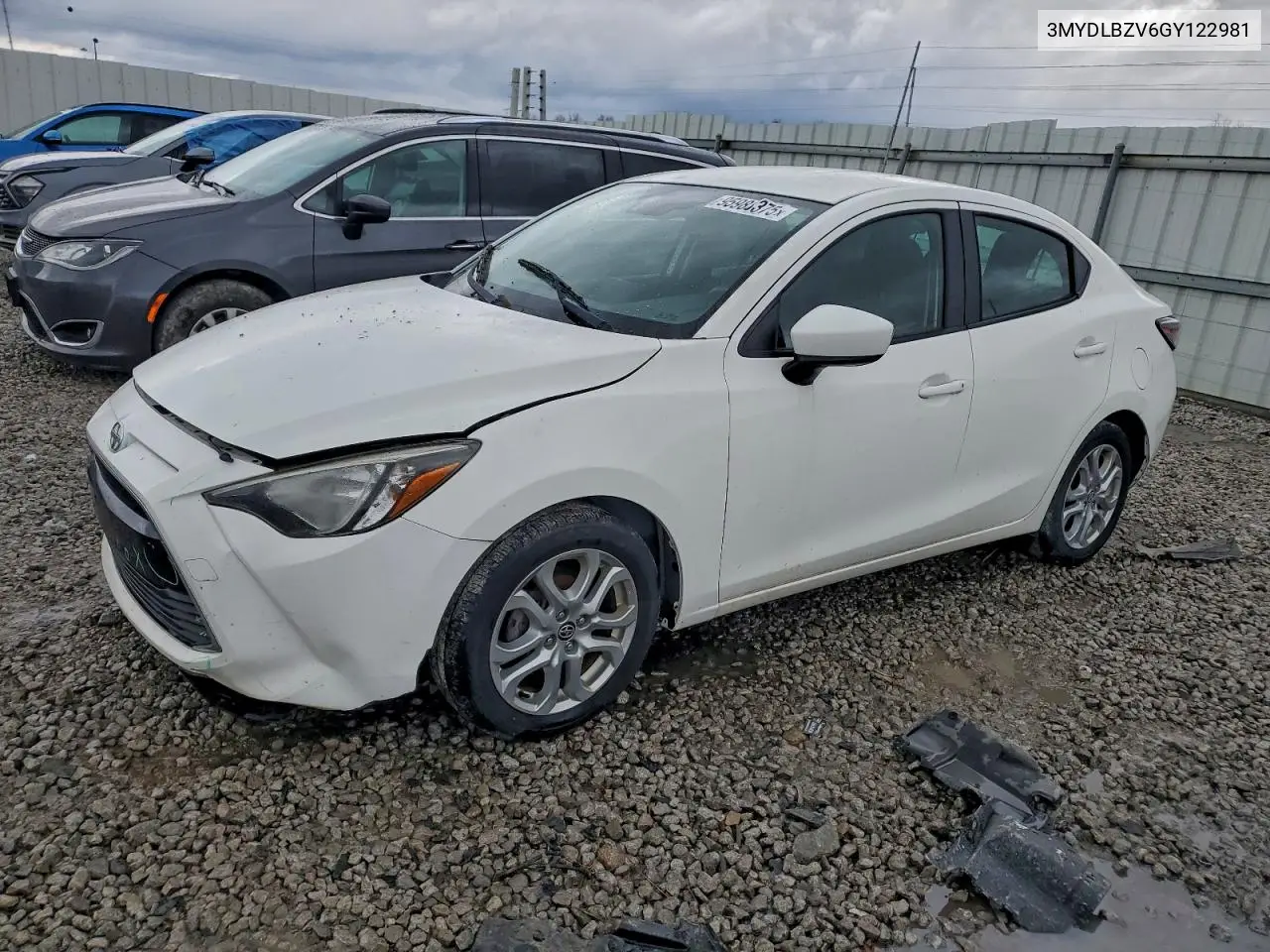 3MYDLBZV6GY122981 2016 Toyota Scion Ia