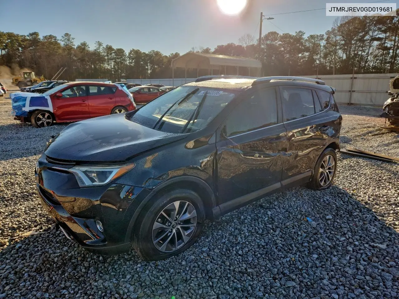 JTMRJREV0GD019681 2016 Toyota Rav4 Hv Xle