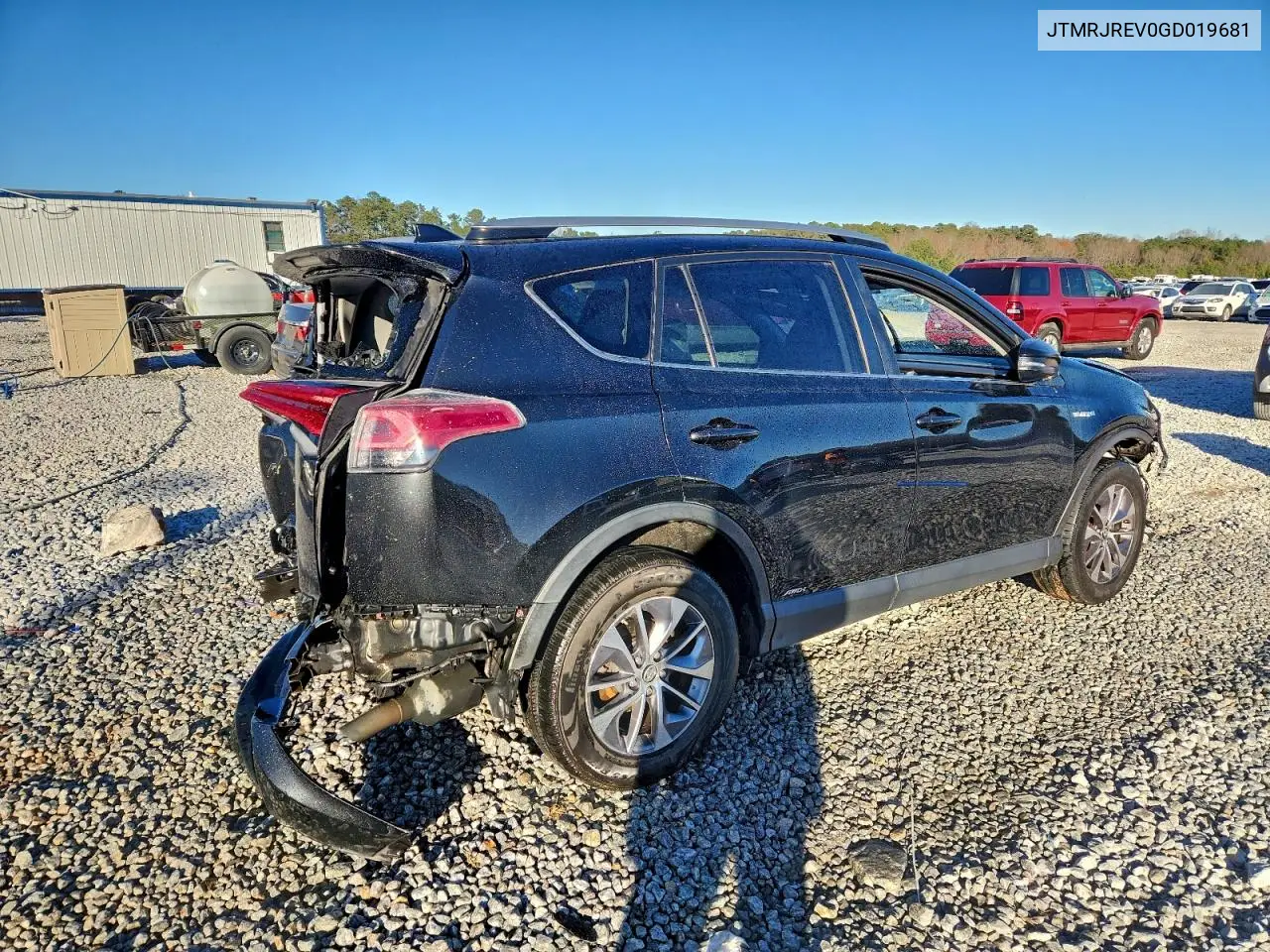 JTMRJREV0GD019681 2016 Toyota Rav4 Hv Xle