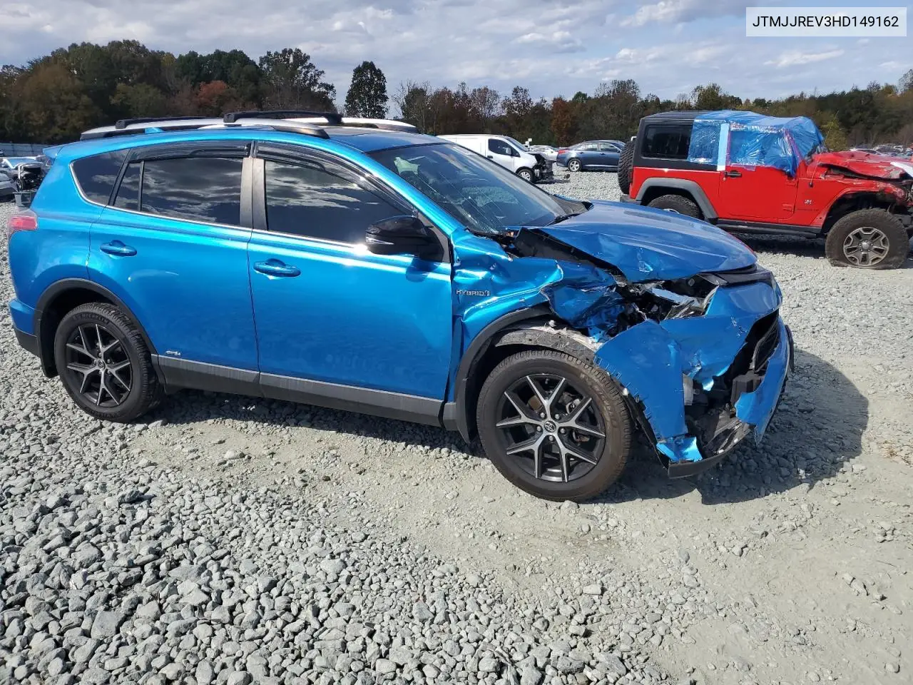 JTMJJREV3HD149162 2017 Toyota Rav4 Hv Se
