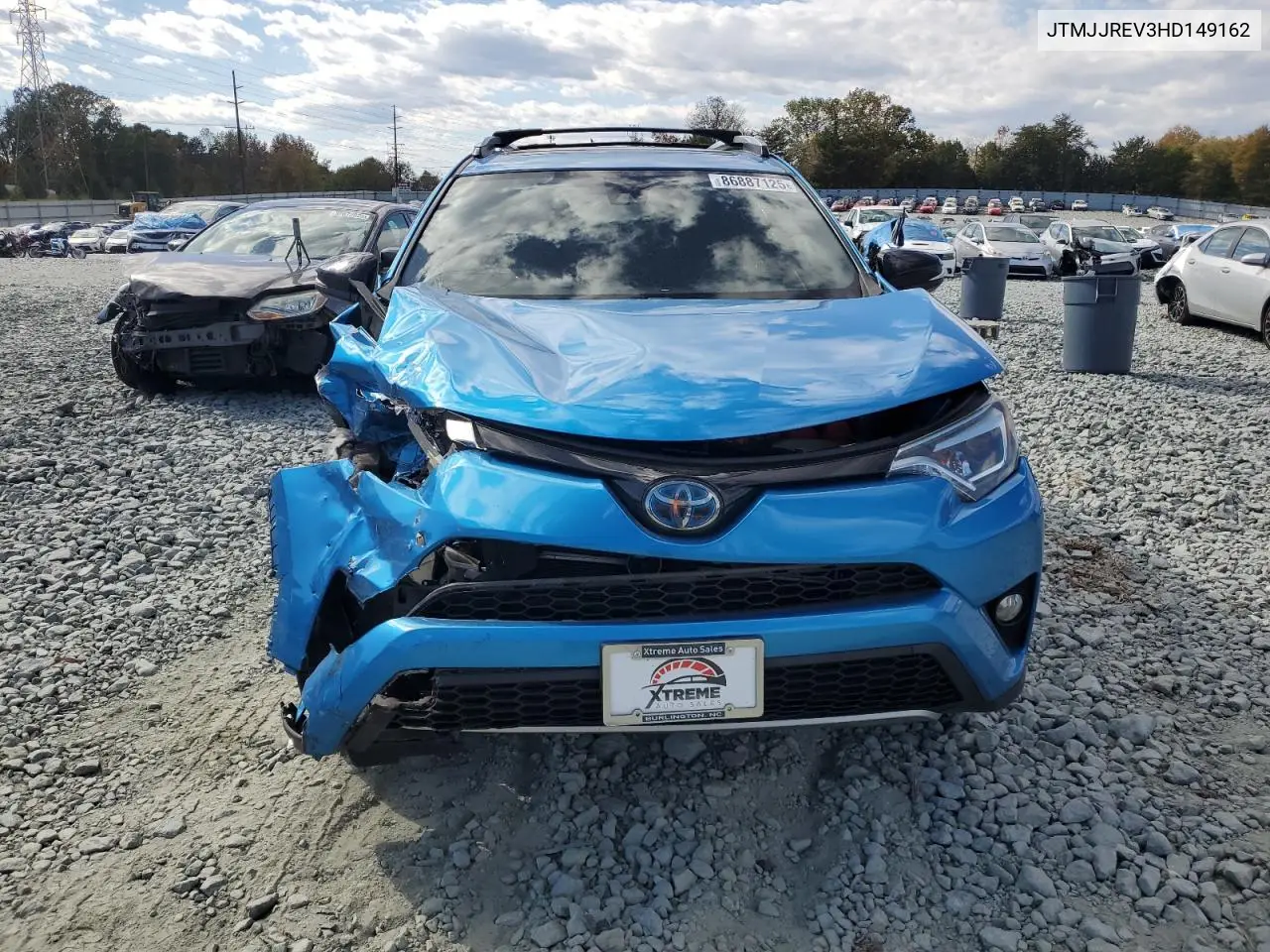 JTMJJREV3HD149162 2017 Toyota Rav4 Hv Se