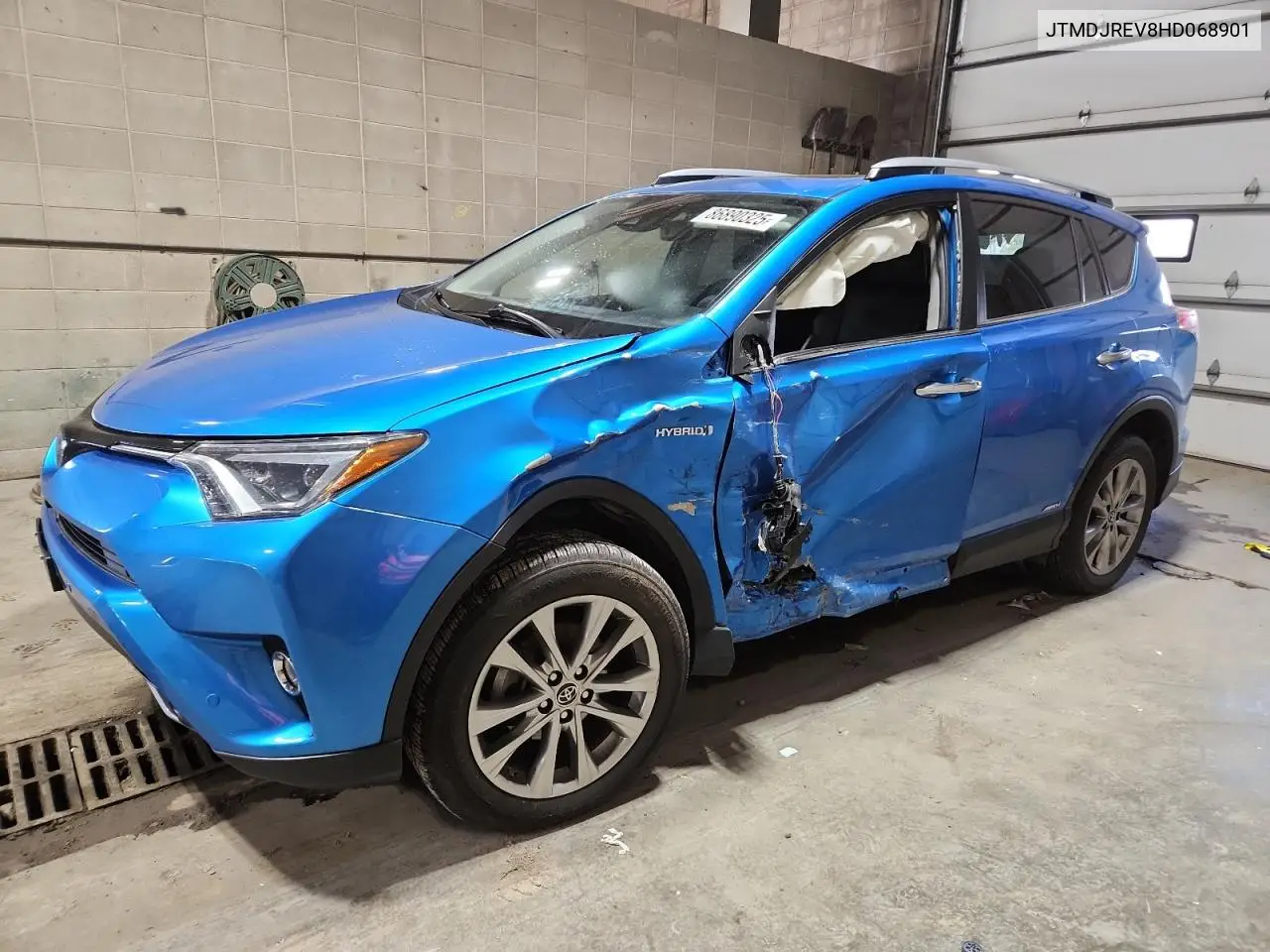 JTMDJREV8HD068901 2017 Toyota Rav4 Hv Limited