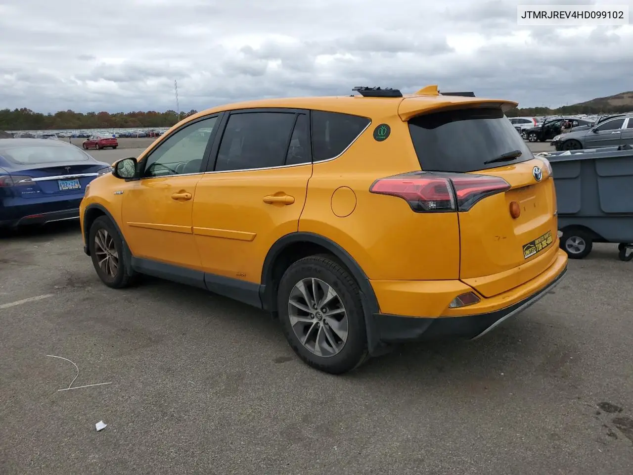 JTMRJREV4HD099102 2017 Toyota Rav4 Hv Le