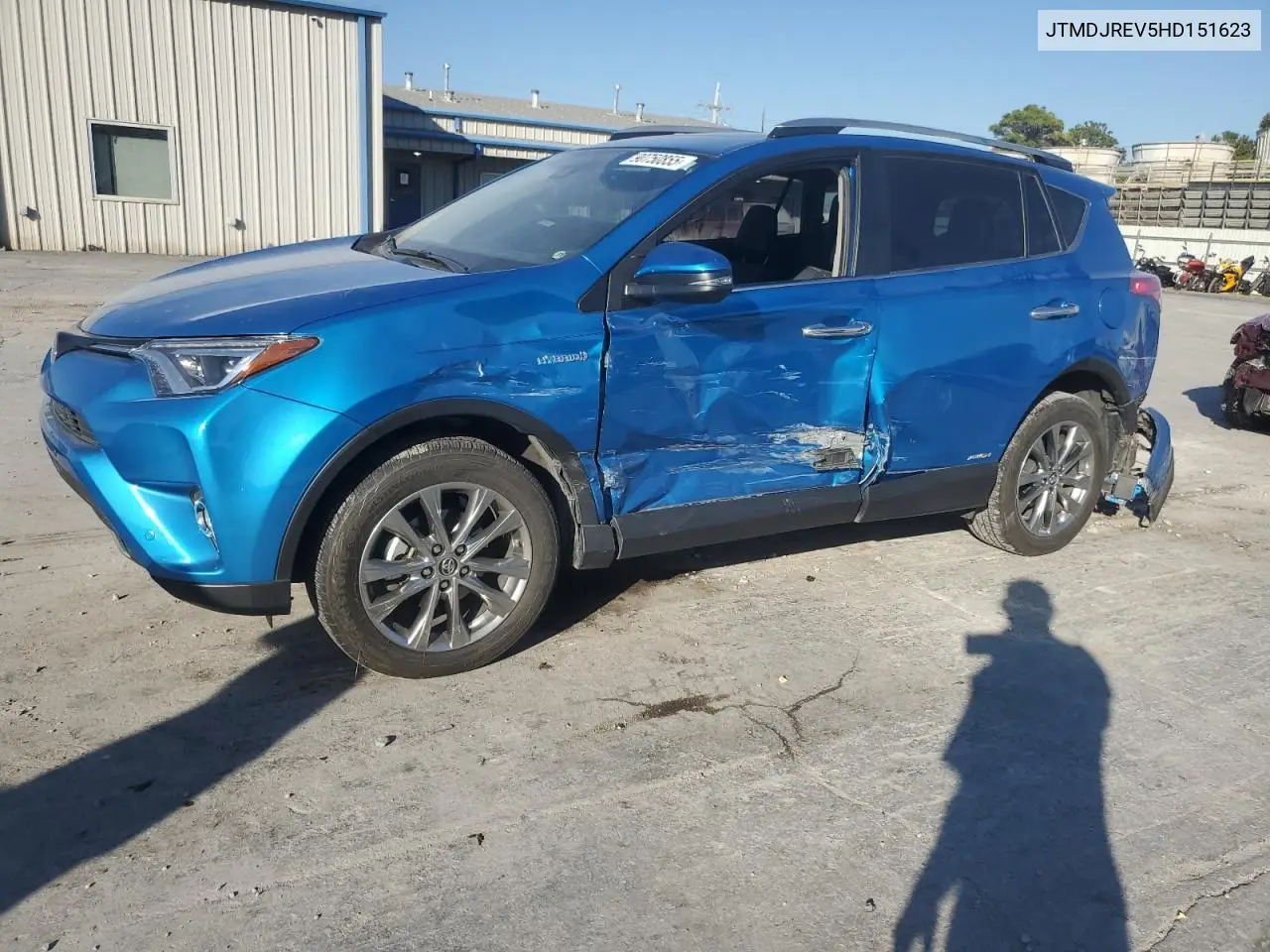 JTMDJREV5HD151623 2017 Toyota Rav4 Hv Limited