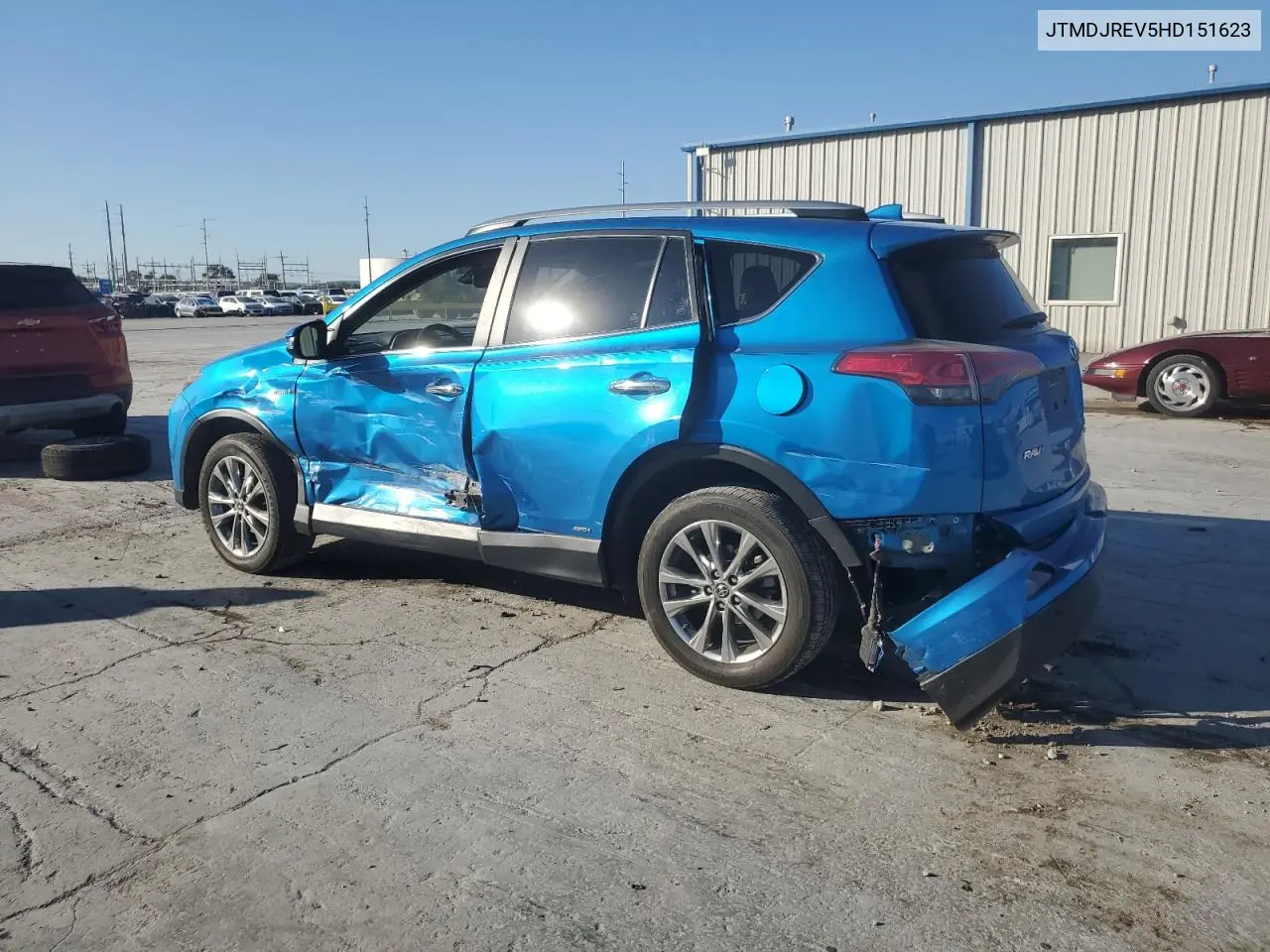 JTMDJREV5HD151623 2017 Toyota Rav4 Hv Limited