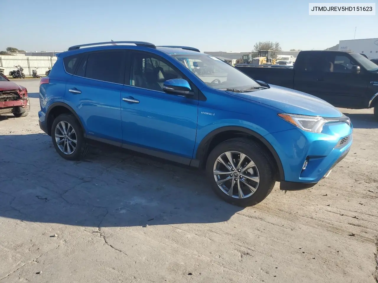 JTMDJREV5HD151623 2017 Toyota Rav4 Hv Limited