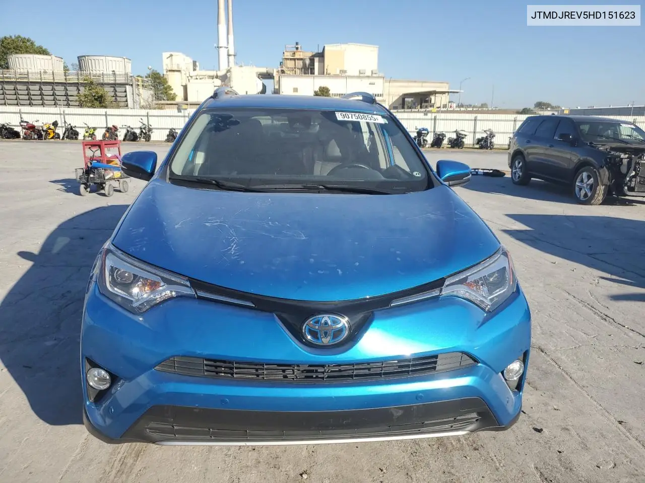 JTMDJREV5HD151623 2017 Toyota Rav4 Hv Limited