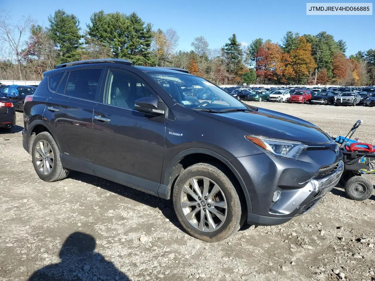 JTMDJREV4HD066885 2017 Toyota Rav4 Hv Limited