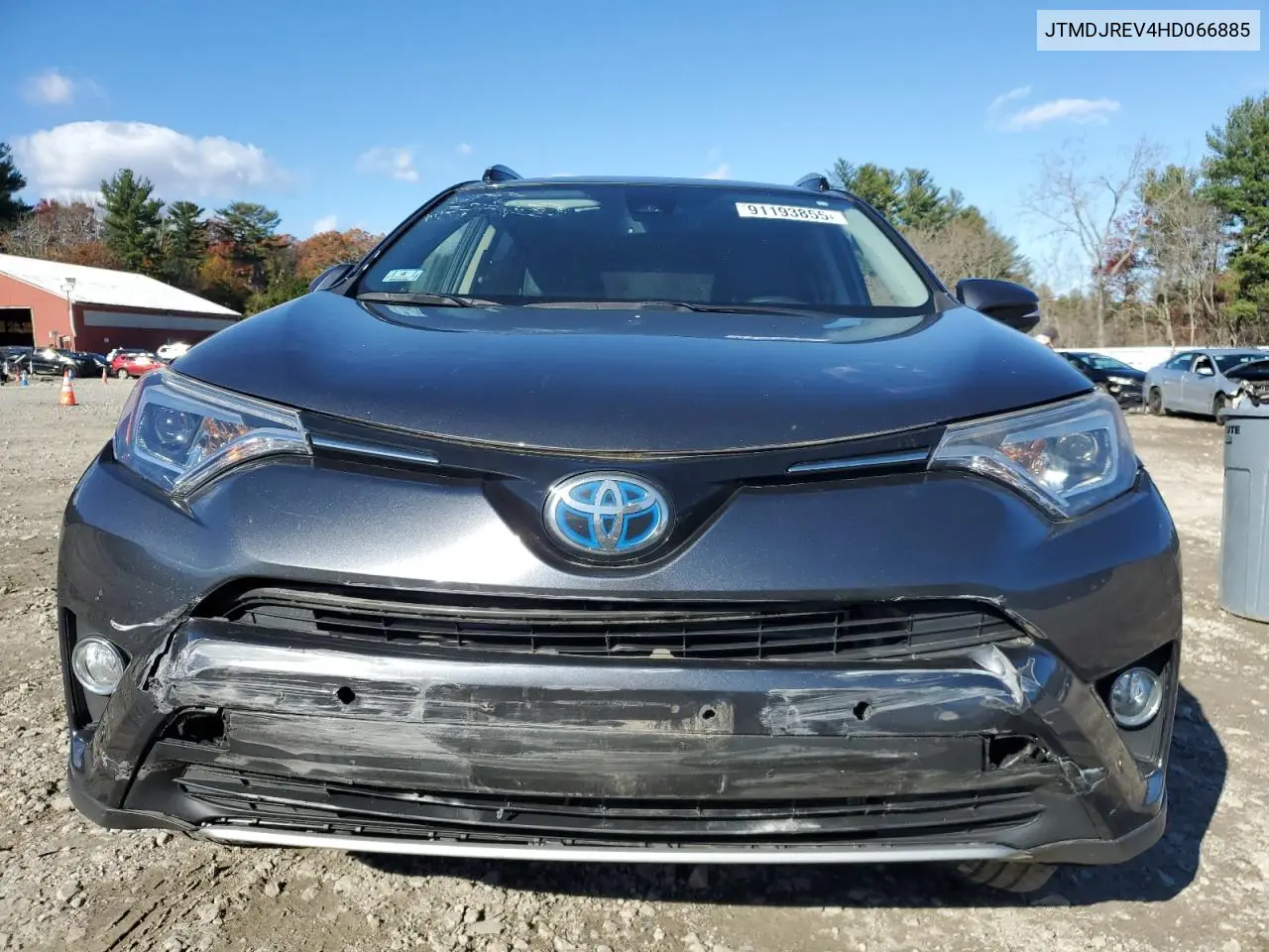 JTMDJREV4HD066885 2017 Toyota Rav4 Hv Limited