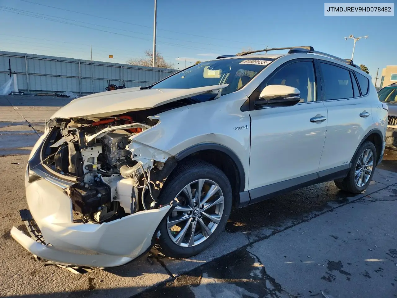 JTMDJREV9HD078482 2017 Toyota Rav4 Hv Limited