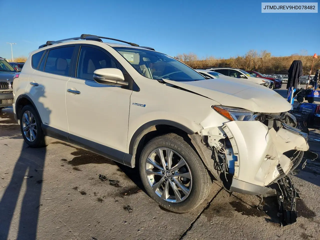 JTMDJREV9HD078482 2017 Toyota Rav4 Hv Limited