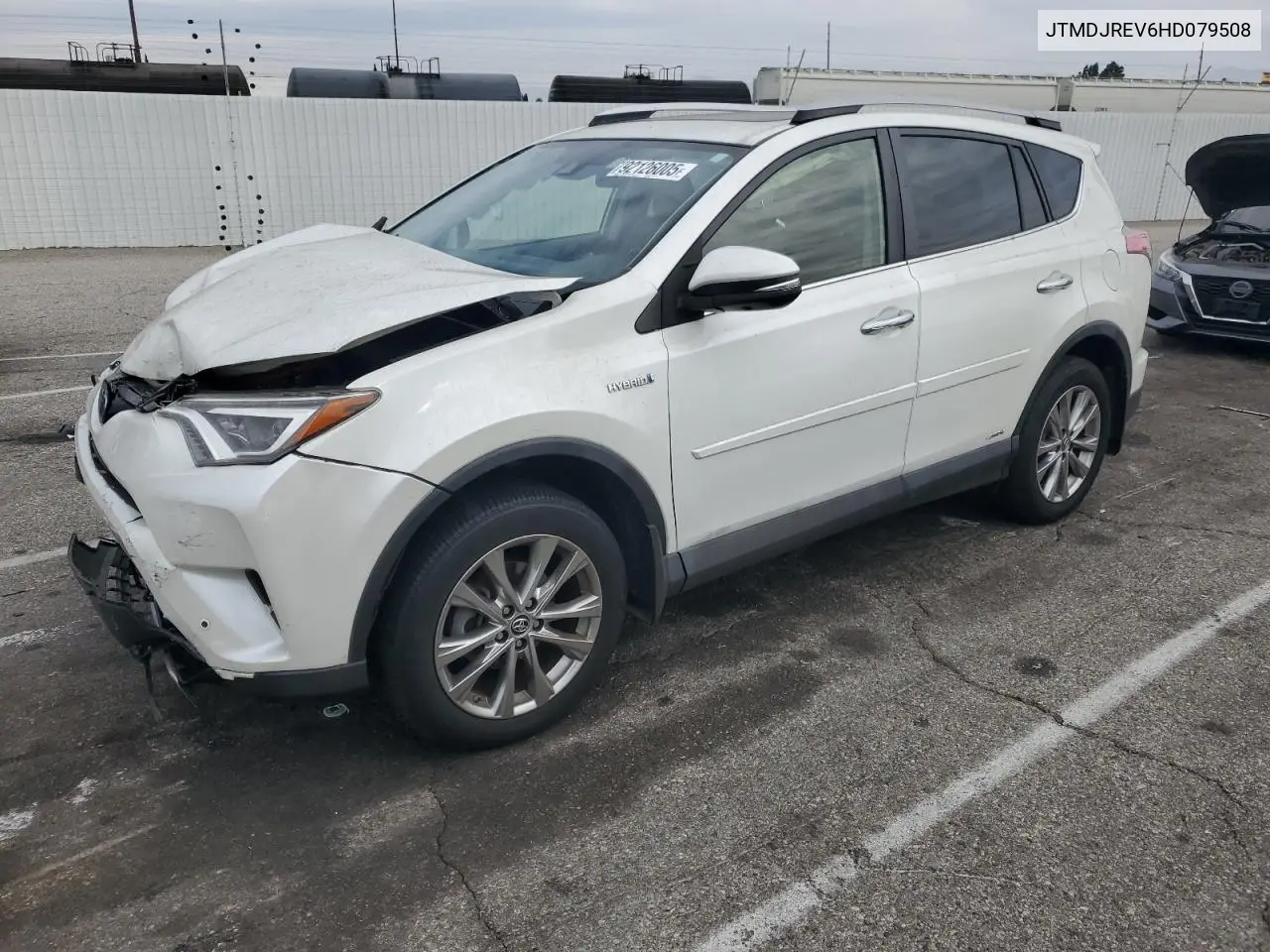 JTMDJREV6HD079508 2017 Toyota Rav4 Hv Limited