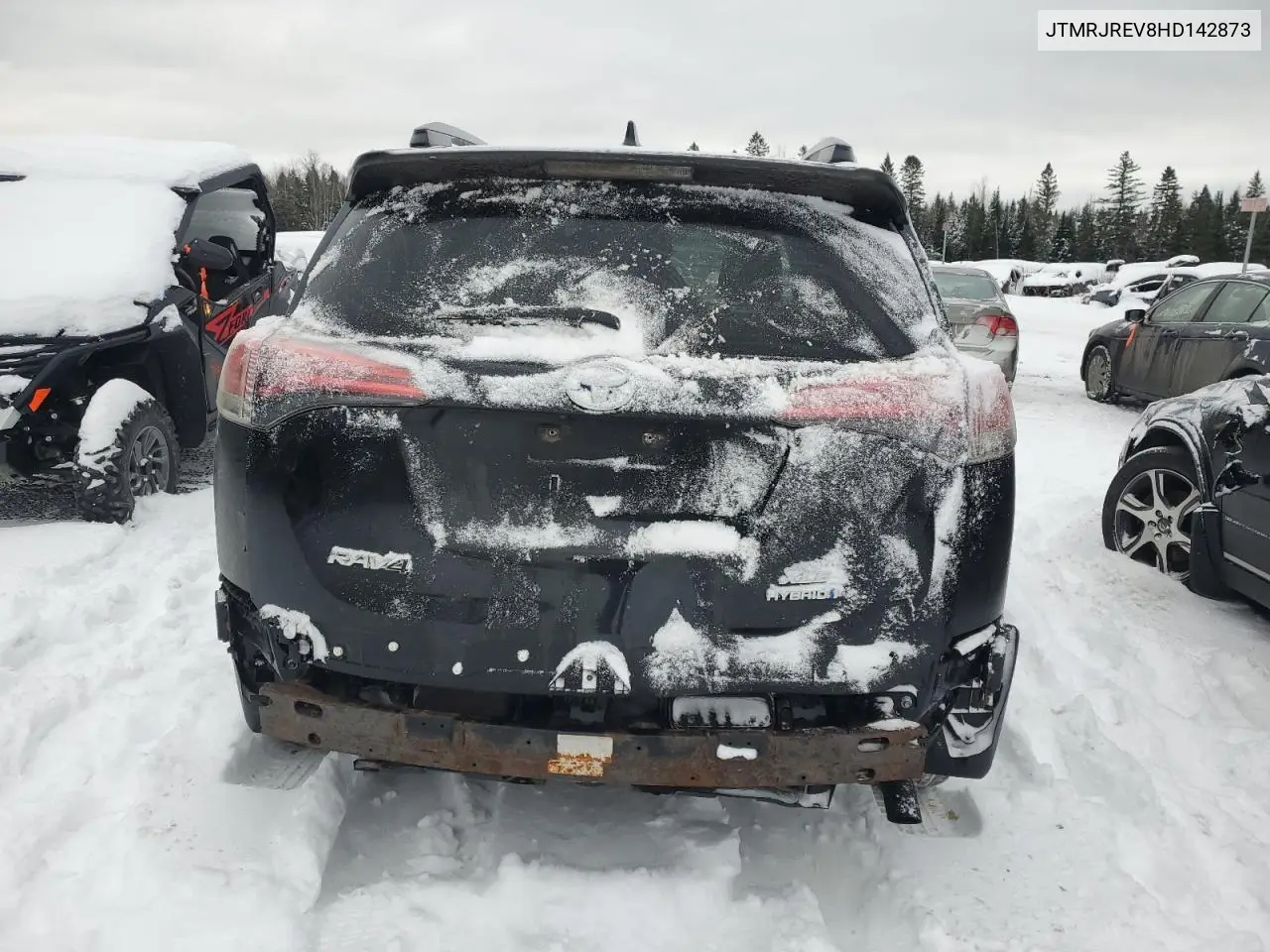 JTMRJREV8HD142873 2017 Toyota Rav4 Hv Le