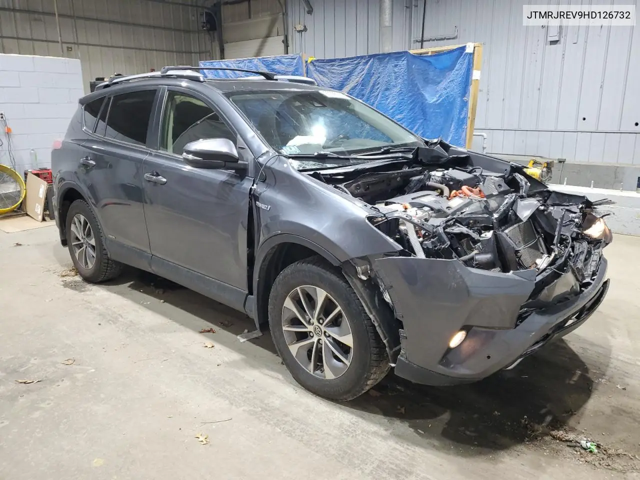 JTMRJREV9HD126732 2017 Toyota Rav4 Hv Le