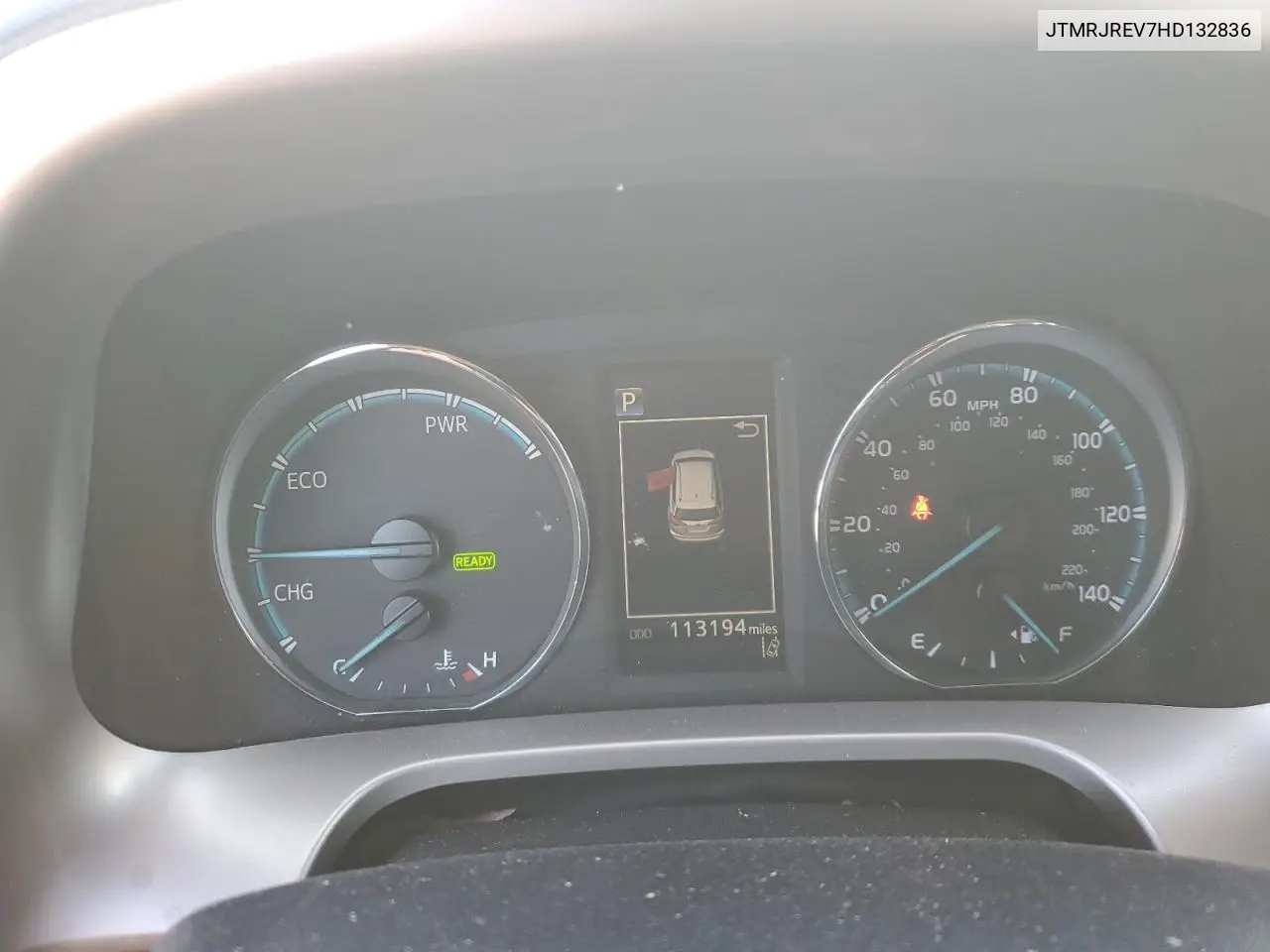 JTMRJREV7HD132836 2017 Toyota Rav4 Hv Le