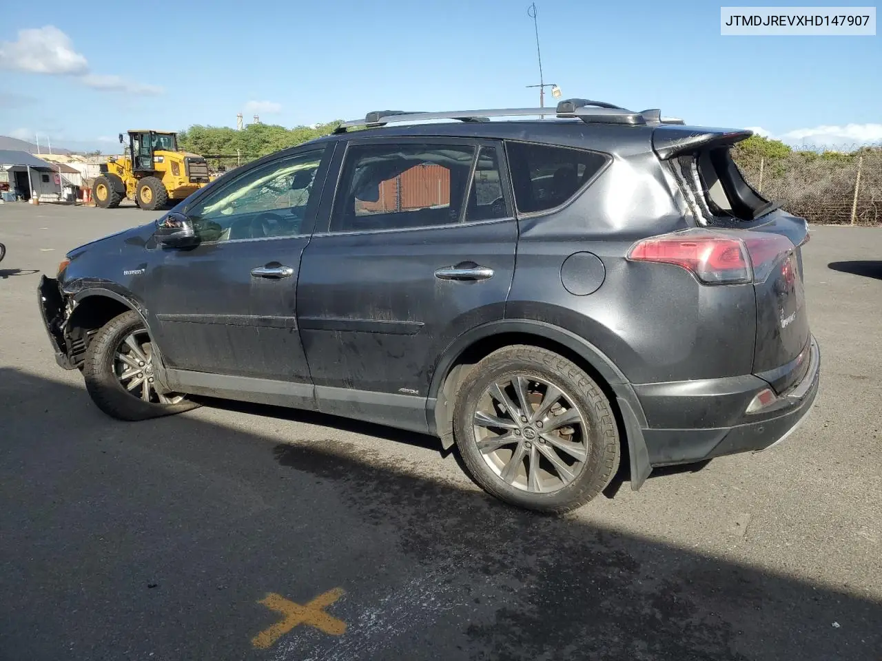 JTMDJREVXHD147907 2017 Toyota Rav4 Hv Limited