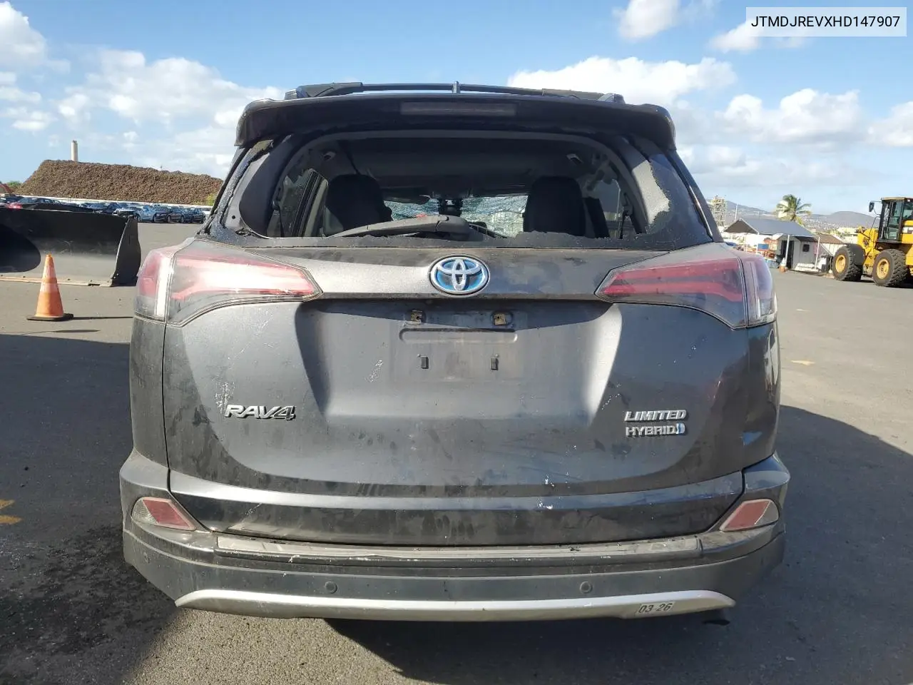 JTMDJREVXHD147907 2017 Toyota Rav4 Hv Limited
